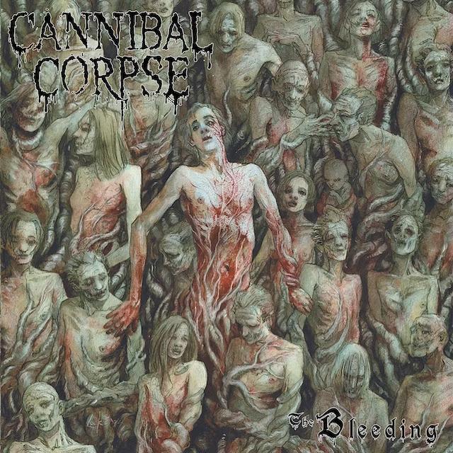 Cannibal Corpse - The Bleeding (Coke Bottle Clear W/ Red Splatter) Vinyl Record