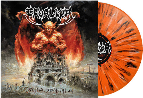 Bestial Devastation (Orange, Black, White, Splatter) Vinyl Record