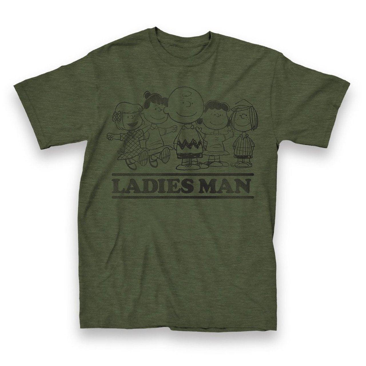 Charlie Brown Ladies Man T-Shirt Tee