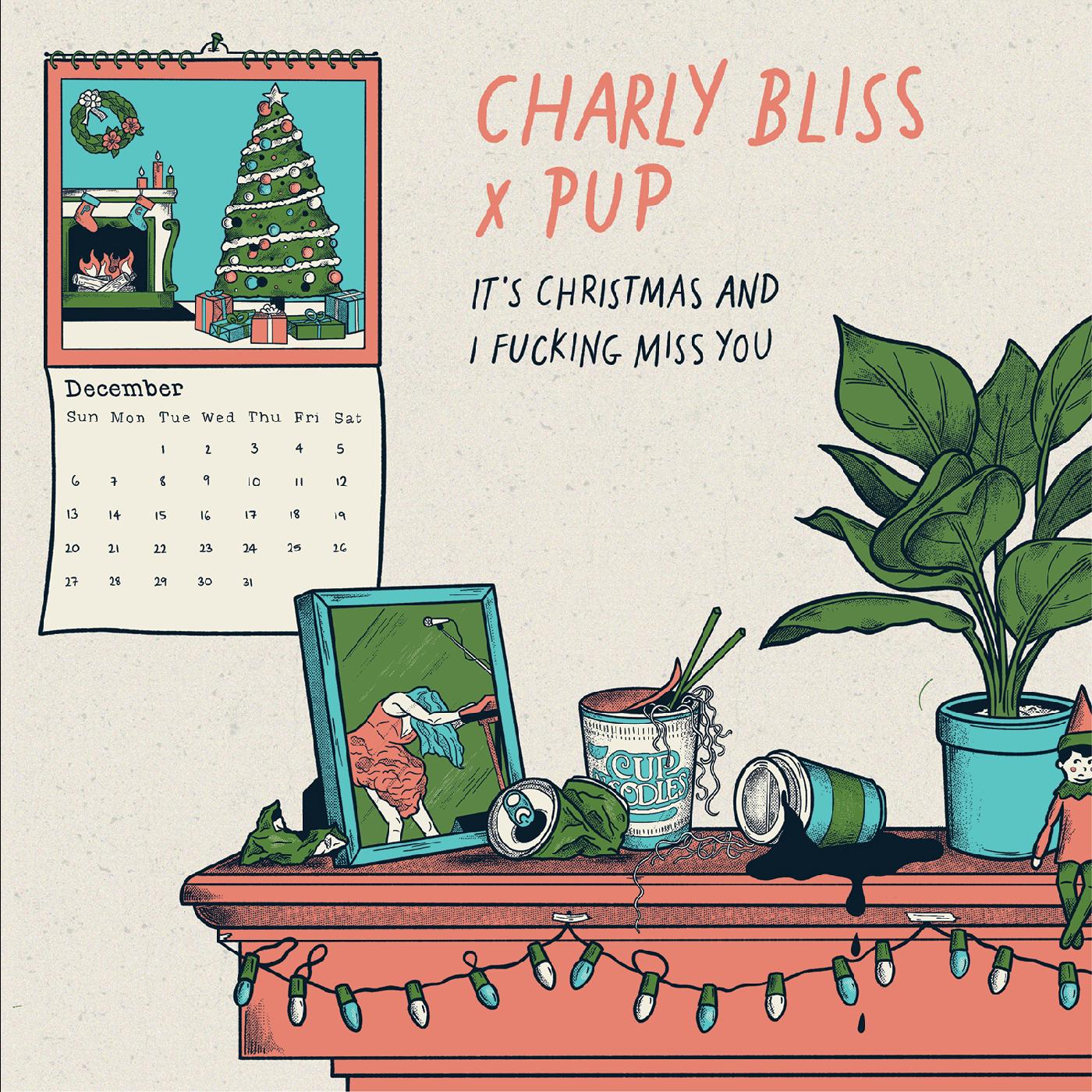 It's Christmas and I Fucking Miss You (featuring PUP) (BLUE VINYL) Vinyl Record
