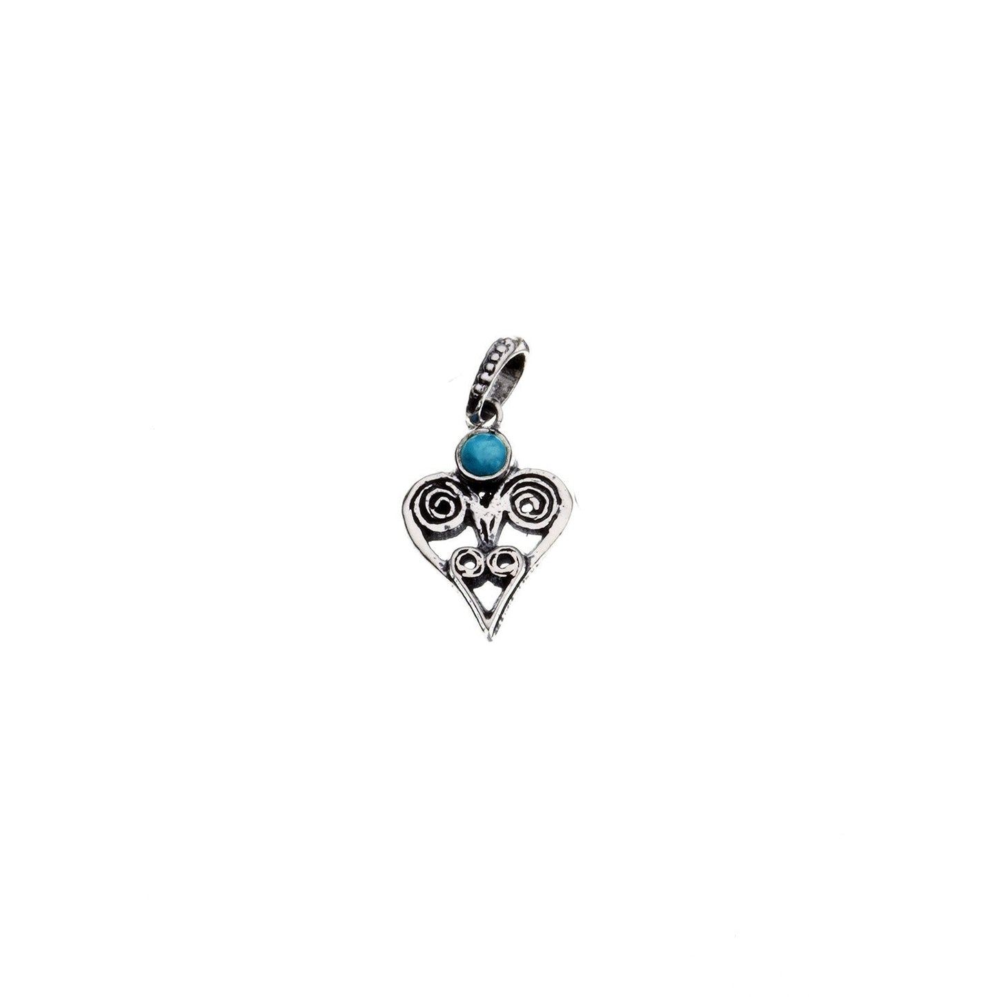 Barnes Metalwork Sterling Silver Birthstone Heart Charms