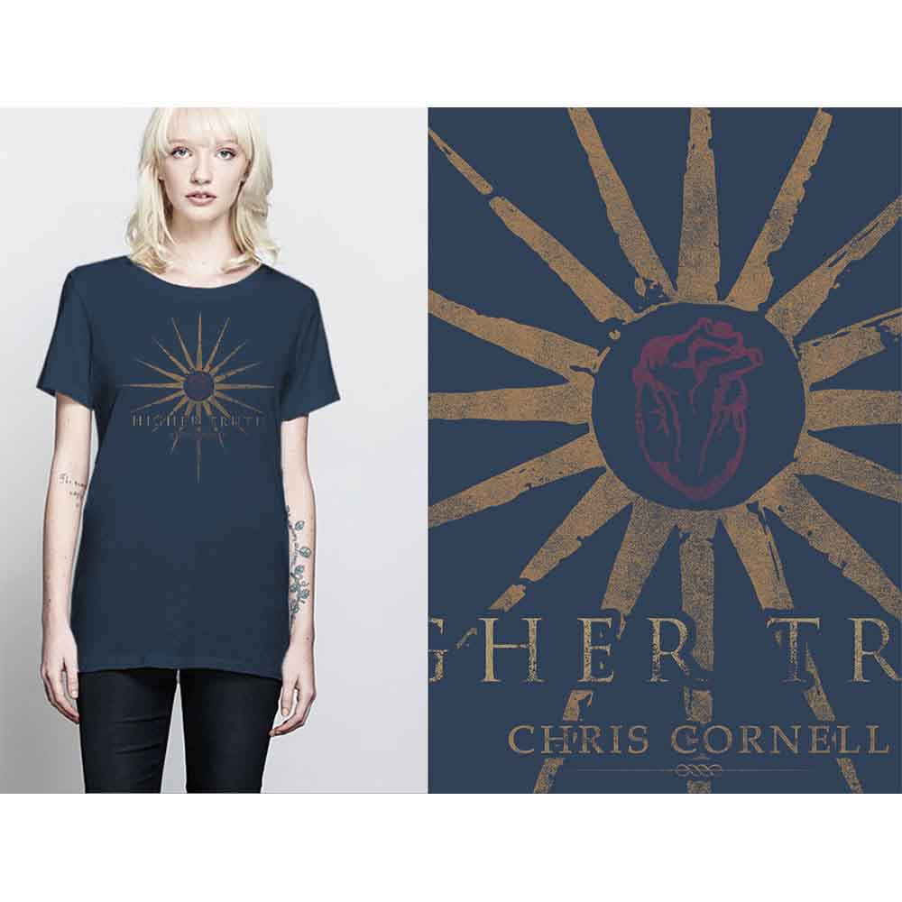 Chris Cornell Higher Truth Womens T Shirt Officially Licensed