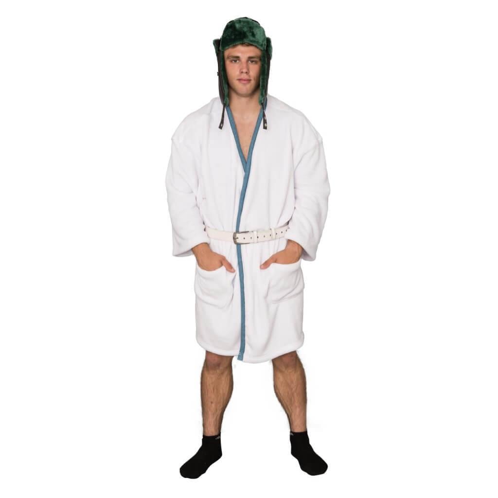 Christmas Vacation Cousin Eddie White Robe and Belt Costume