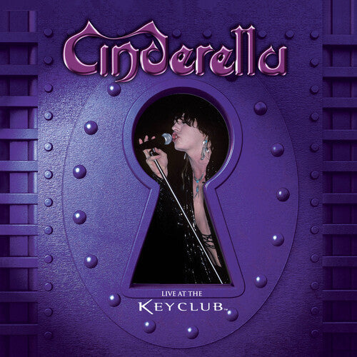 Cinderella Live At The Key Club Colored Vinyl Marbled Purple Splatter Vinyl Record
