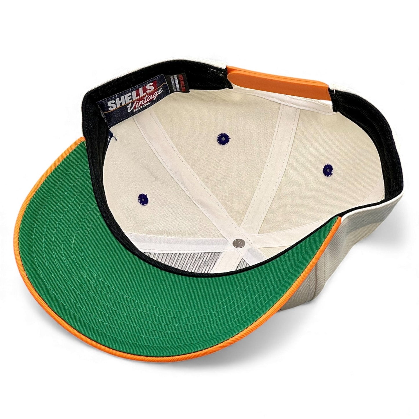 Clemson Snapback Hat - The Dabo (Cream/Orange)