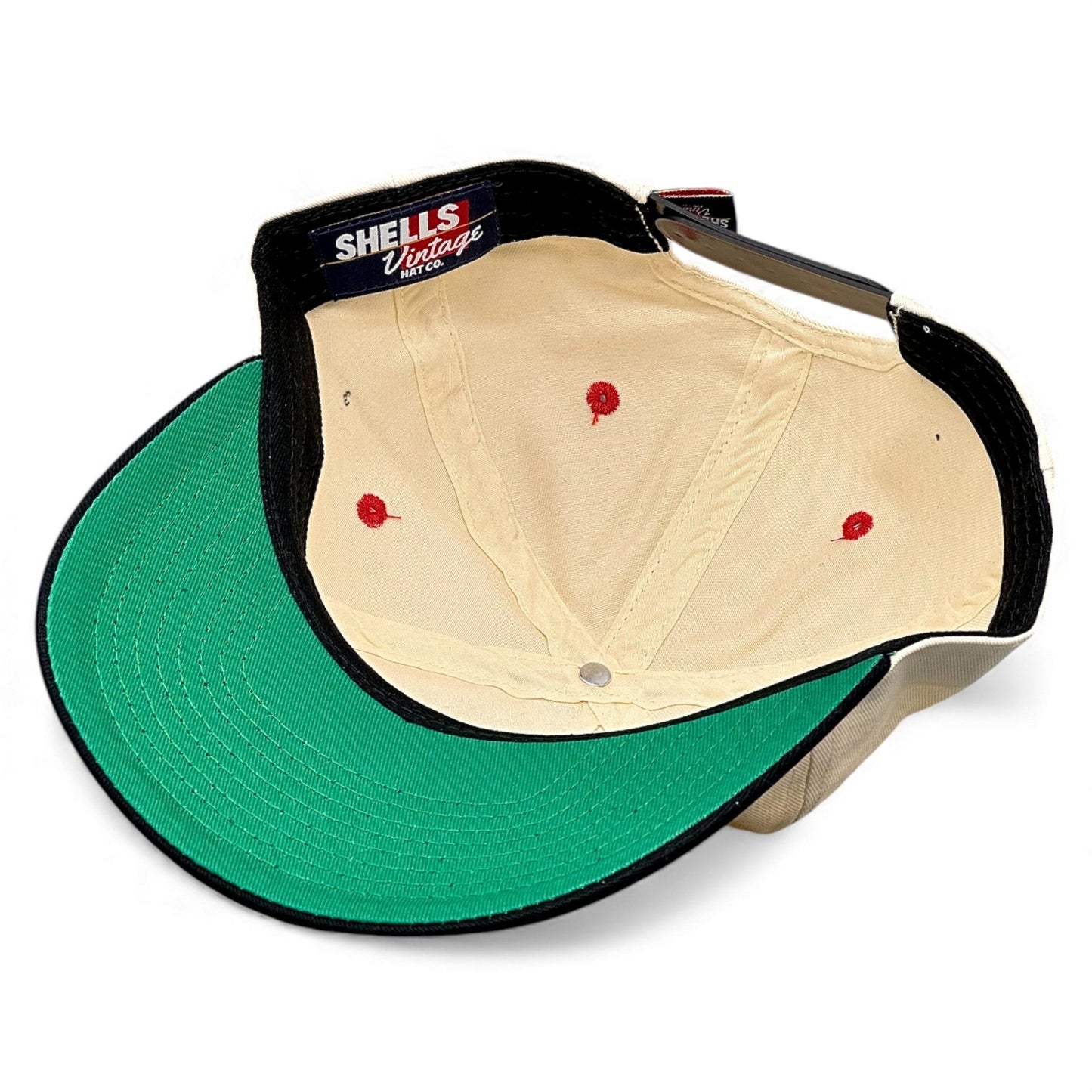 Cleveland Snapback Hat - The Bron (Cream/Black)