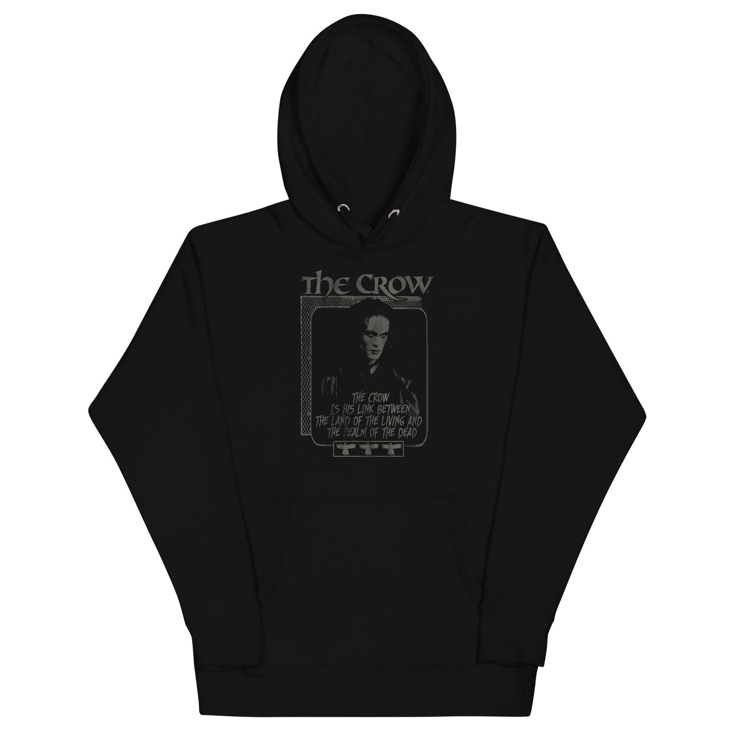 The Crow Eulogy Mens Officially Licensed Hoodie Black