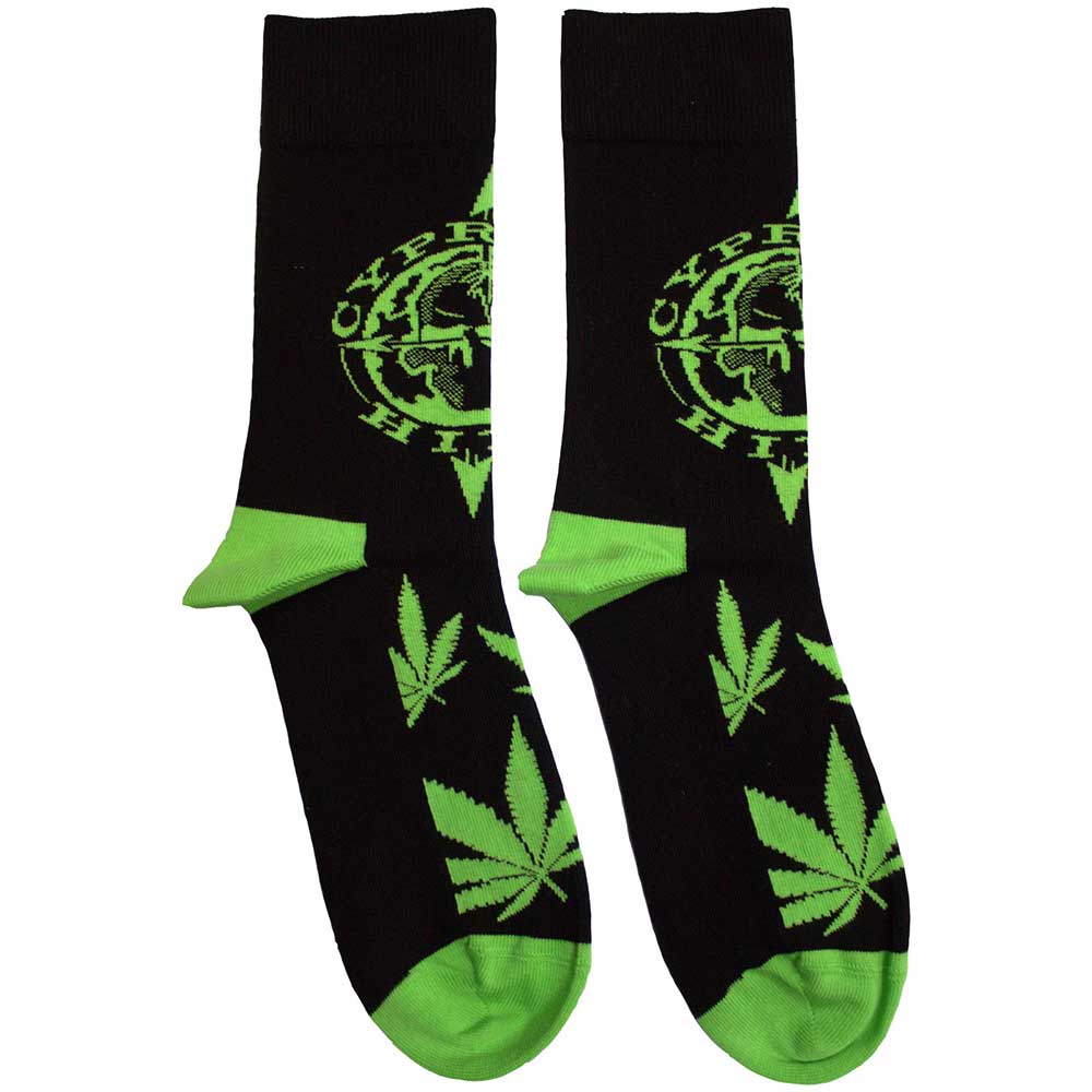 Cypress Hill Logo & Leaves Socks Officially Licensed