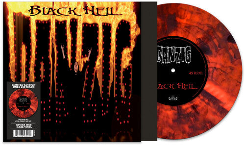 Danzig Black Hell Red Black Colored 7" Vinyl Vinyl Record
