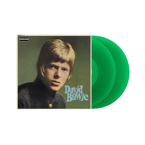 David Bowie David Bowie Deluxe Edition Transparent Green 2 LP Vinyl Record