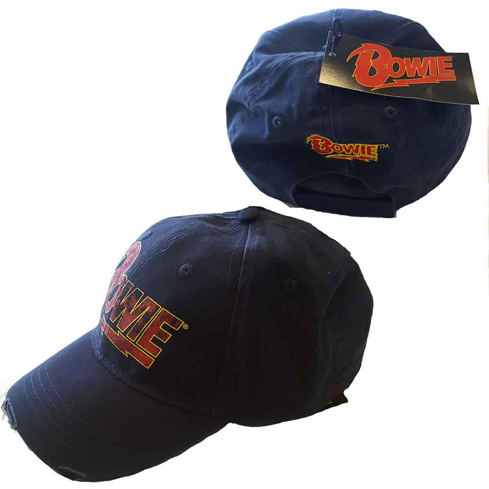 David Bowie Flash Logo Hat Officially Licensed