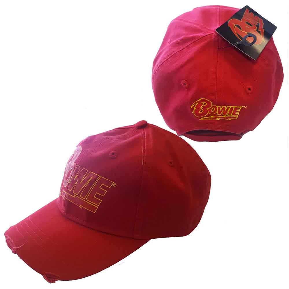 David Bowie Flash Logo Hat Officially Licensed