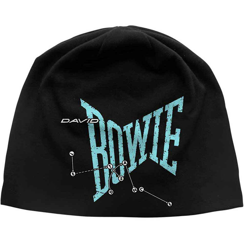 David Bowie Let's Dance JD Print Beanie Hat Officially Licensed