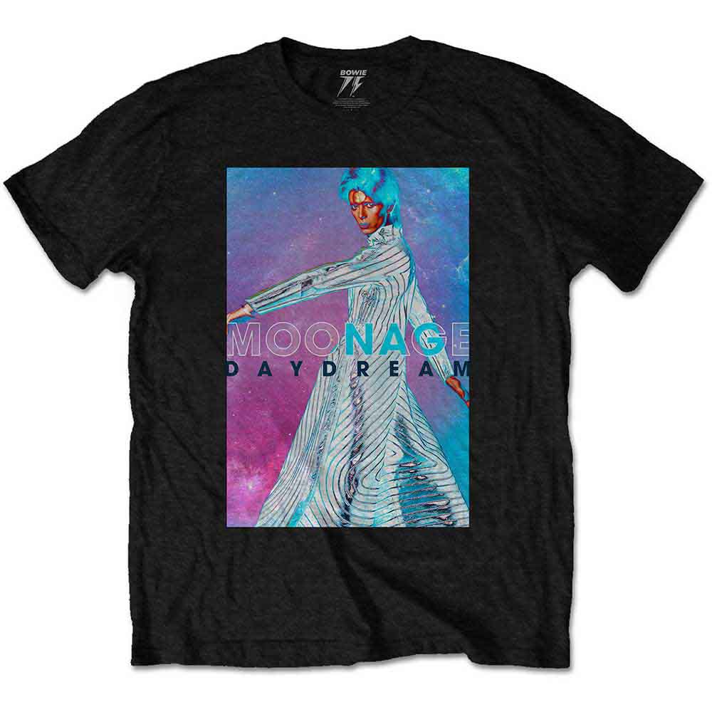 David Bowie Moonage Space Mens T Shirt Officially Licensed