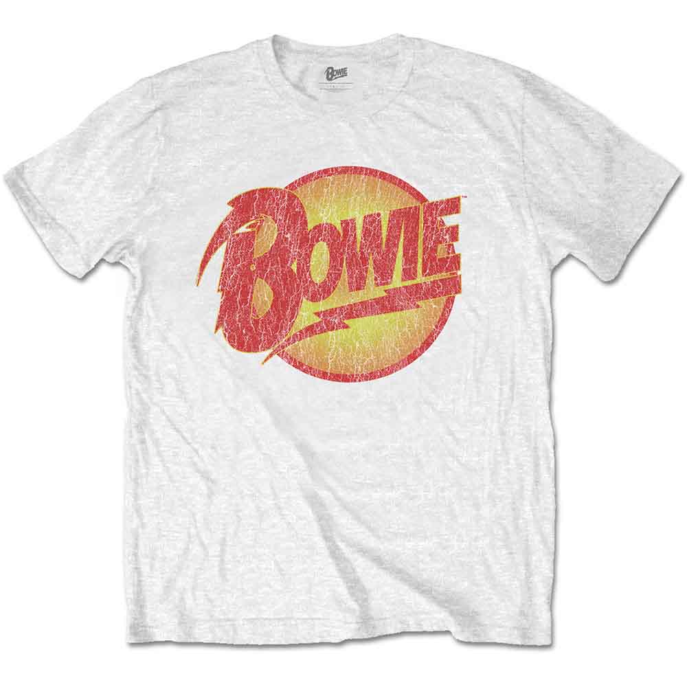 David Bowie Vintage Diamond Dogs Logo Mens T Shirt Officially Licensed