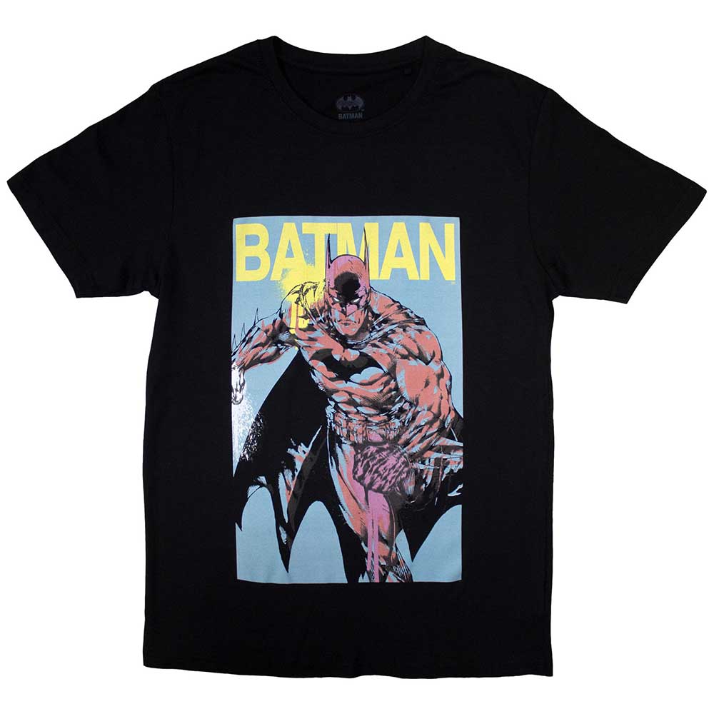 DC Comics Batman - Pop Colours Mens T Shirt Officially Licensed