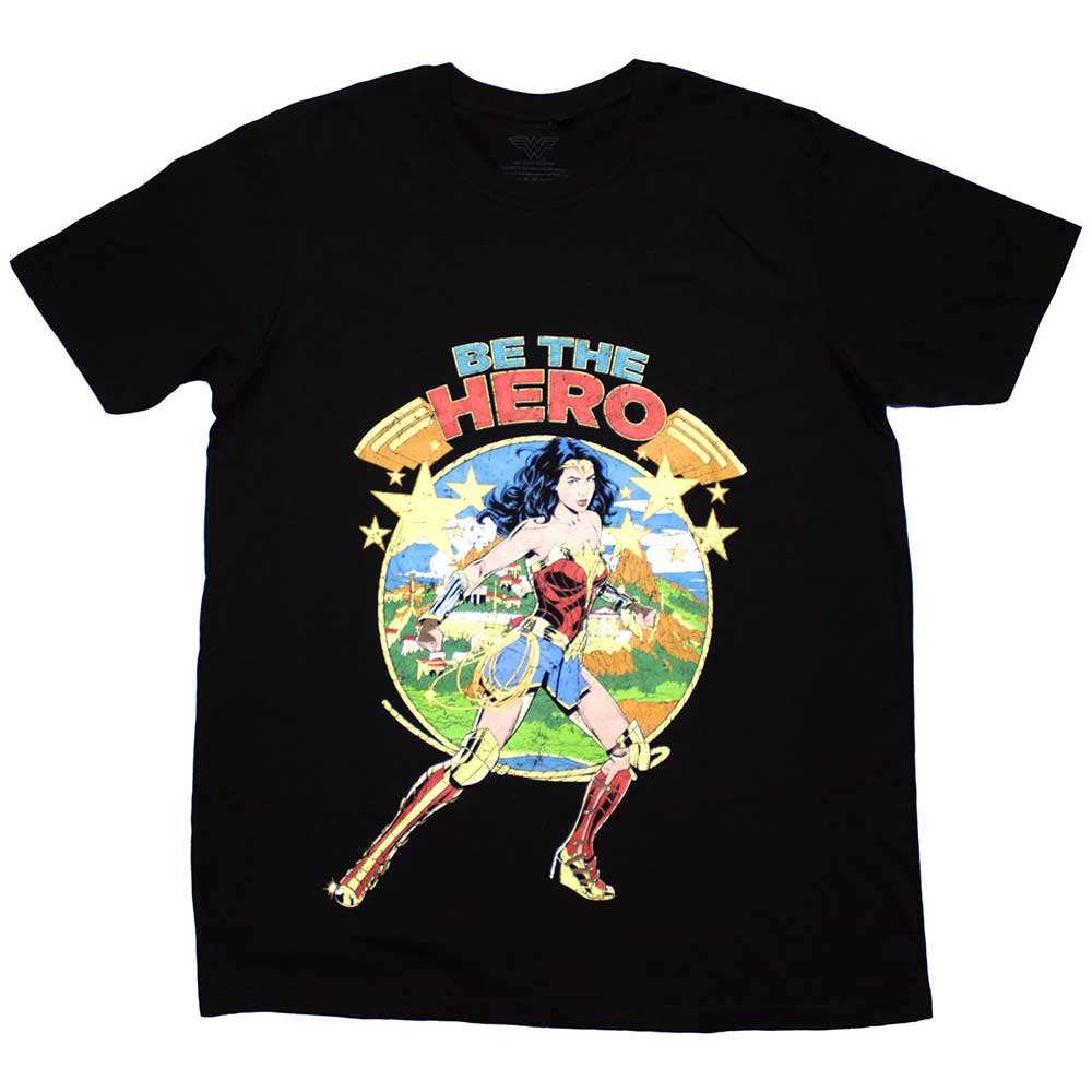 DC Comics Wonder Woman Be The Hero Mens T Shirt Officially Licensed