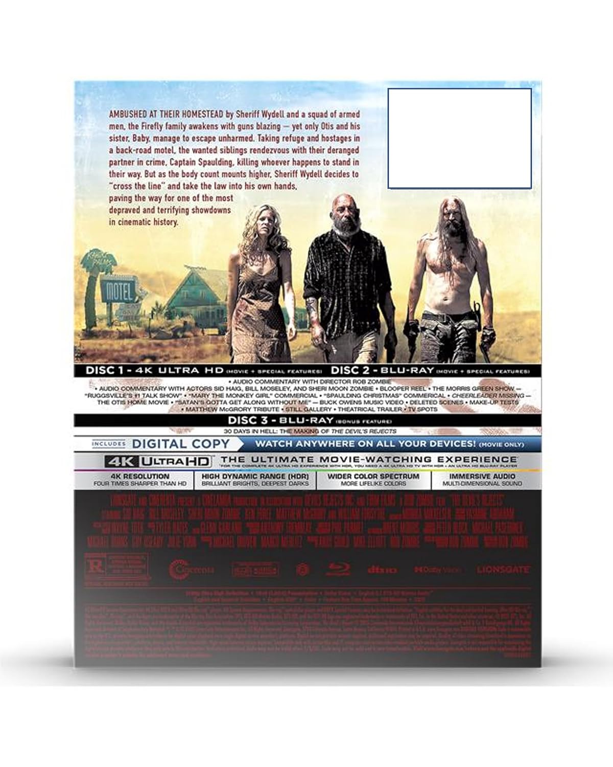 The Devil's Rejects - Limited Edition Steelbook (4K UHD + Blu-ray + Digital)