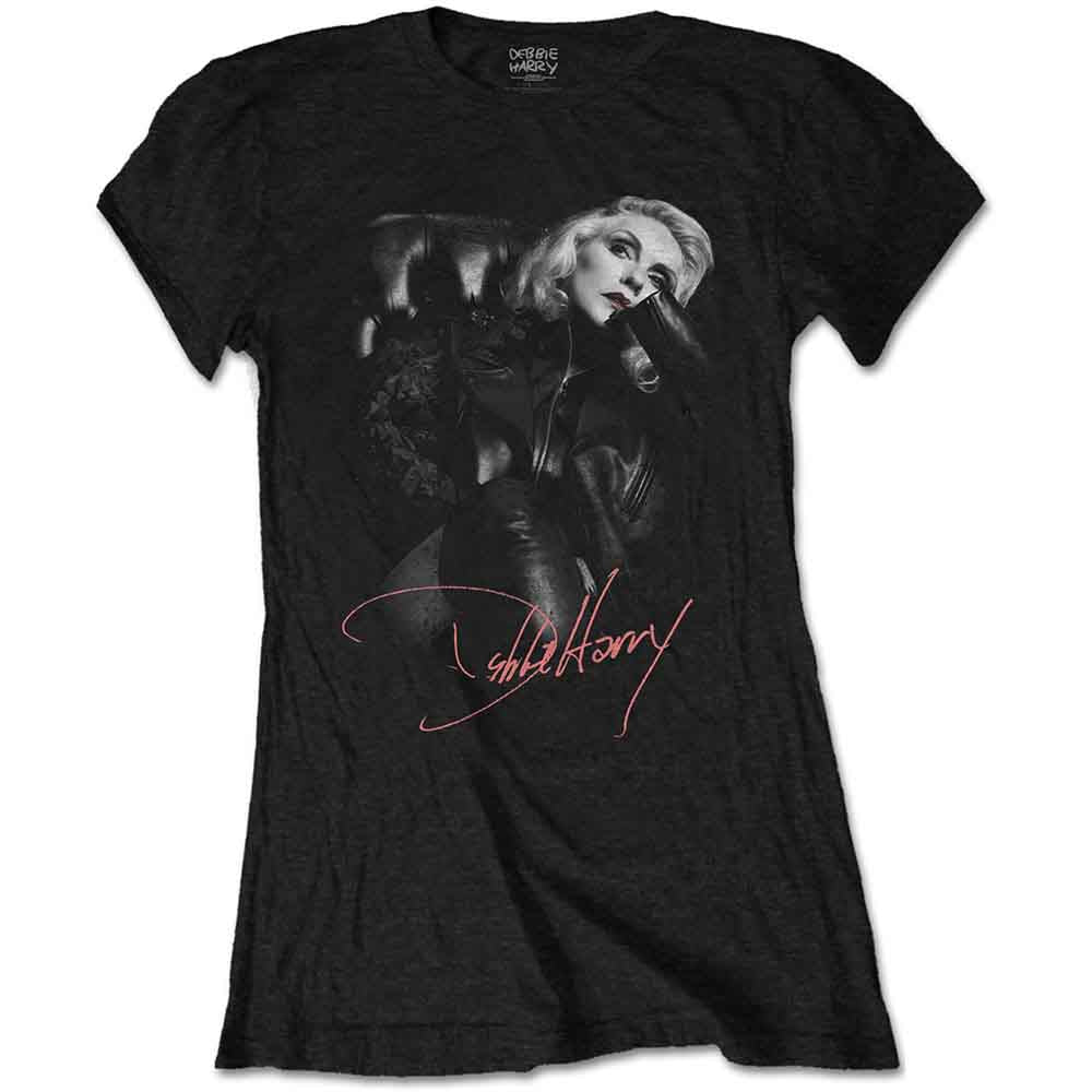 DEBBIE HARRY Leather Girl Womens T Shirt Officially Licensed