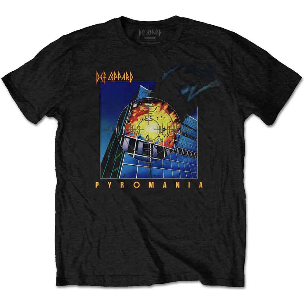 Def Leppard Pyromania T Shirt Black Officially Licensed