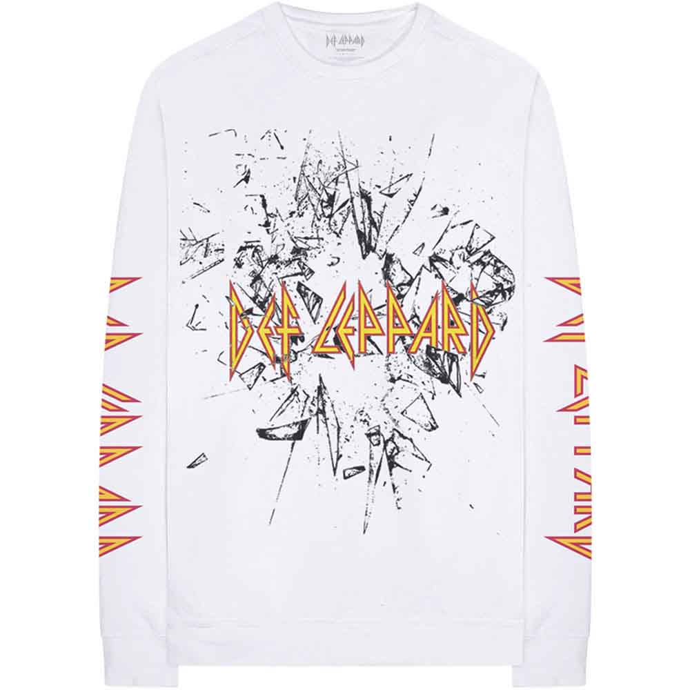 Def Leppard Shatter Long Sleeve Shirt Officially Licensed