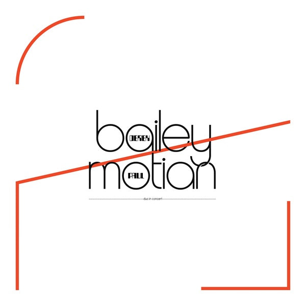 DEREK BAILEY & PAUL MOTIAN - Duo in Concert Vinyl Record
