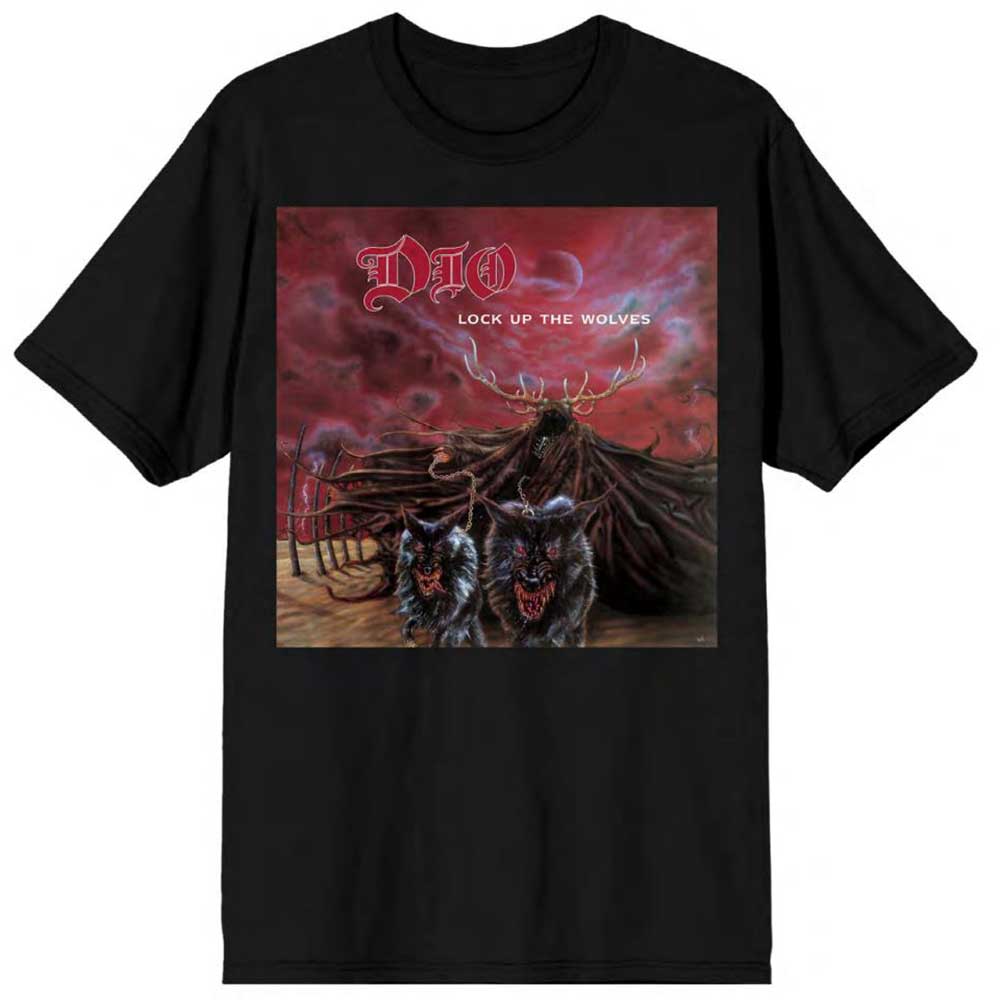 Dio Lock Up The Wolves Mens T Shirt Officially Licensed