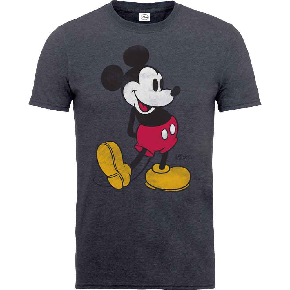 Disney Mickey Mouse Classic Kick Colour Mens T Shirt Officially Licensed