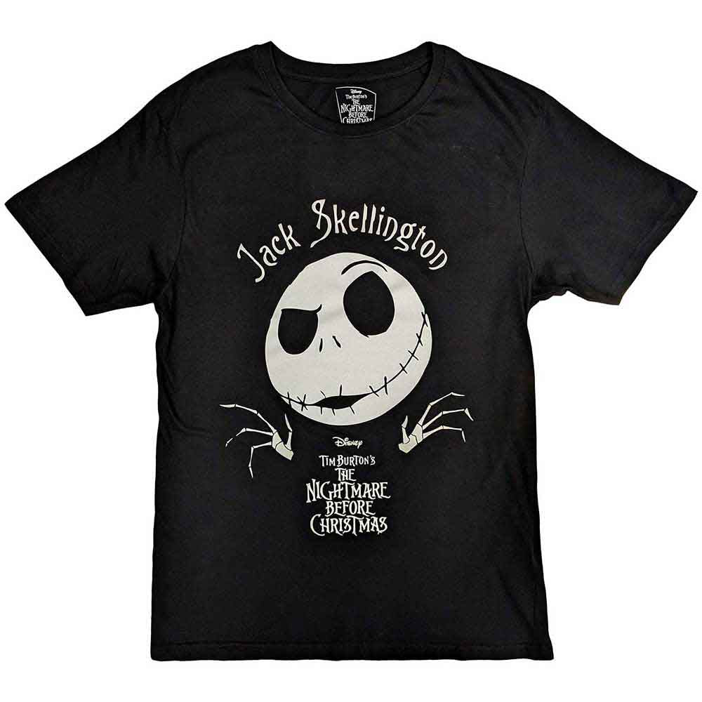 Disney The Nightmare Before Christmas Jack Head Mens T Shirt Officially Licensed
