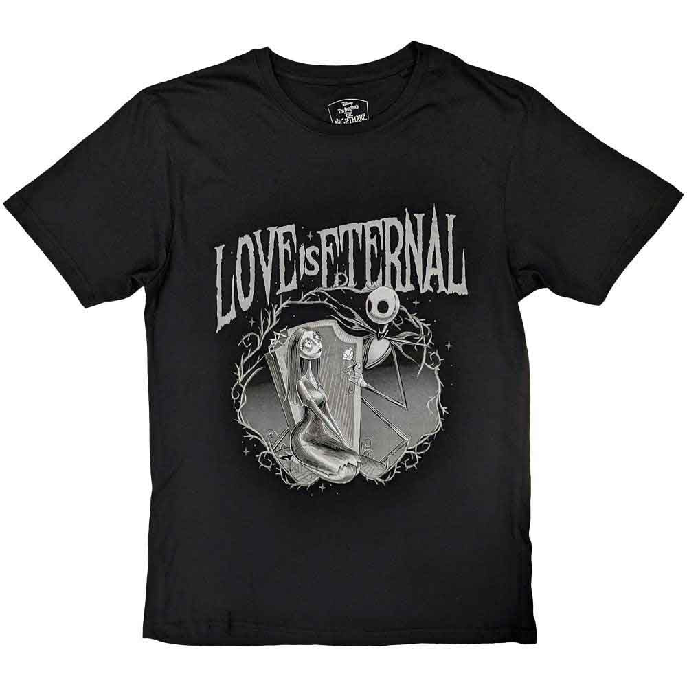 Disney The Nightmare Before Christmas Jack & Sally Love Is Eternal Mens T Shirt Officially Licensed