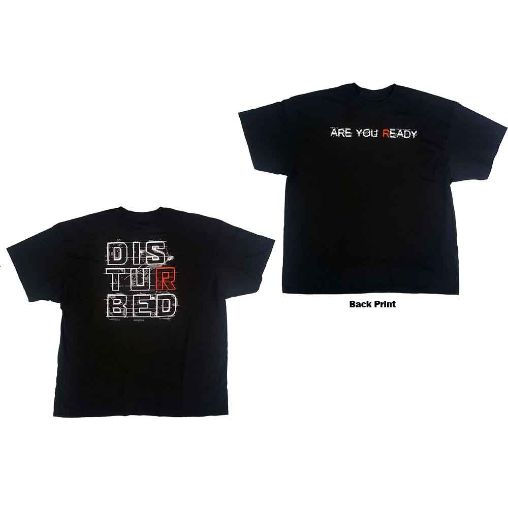 Disturbed Are You Ready? Mens T Shirt Officially Licensed