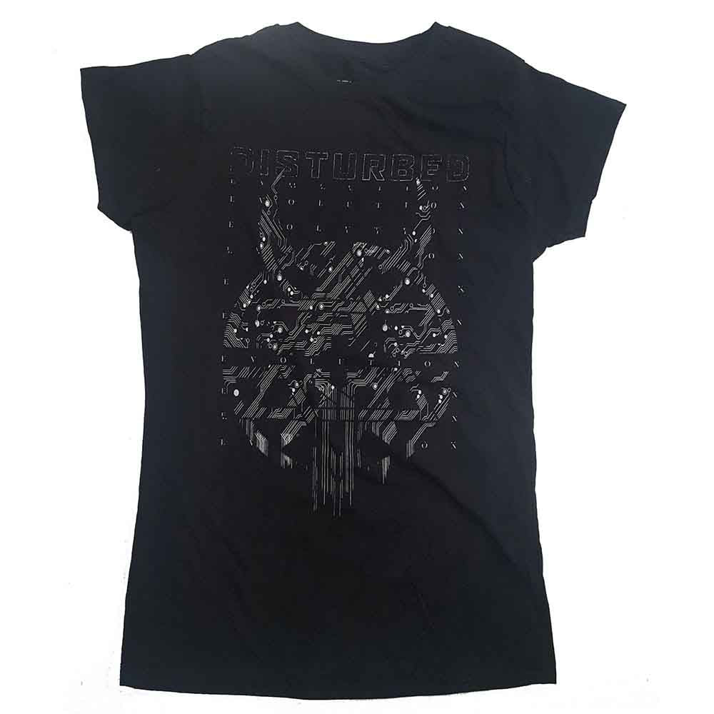 Disturbed Omni Foil Womens T Shirt Officially Licensed