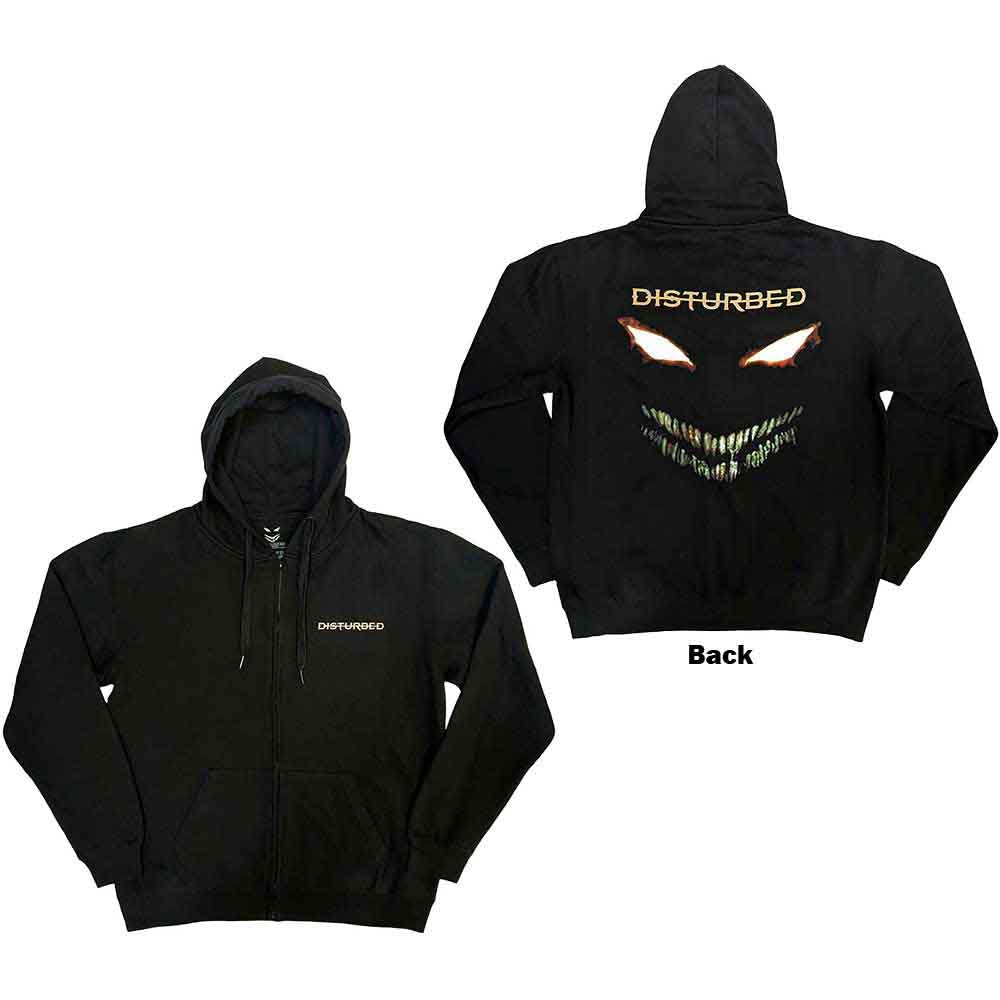 Disturbed The Face Hoodie Sweatshirt Officially Licensed