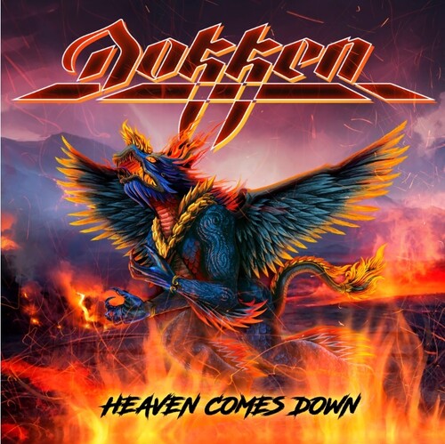 Dokken Heaven Comes Down Indie Exclusive, Colored Vinyl, Blue Vinyl Record