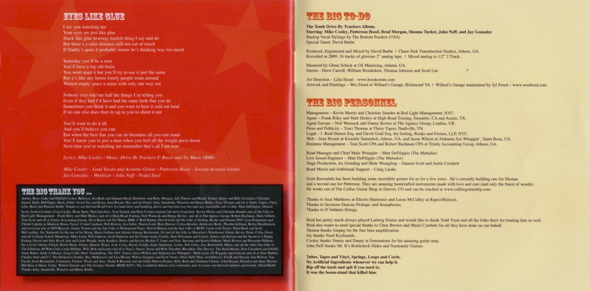 Drive-By Truckers – Big To-Do Music CD
