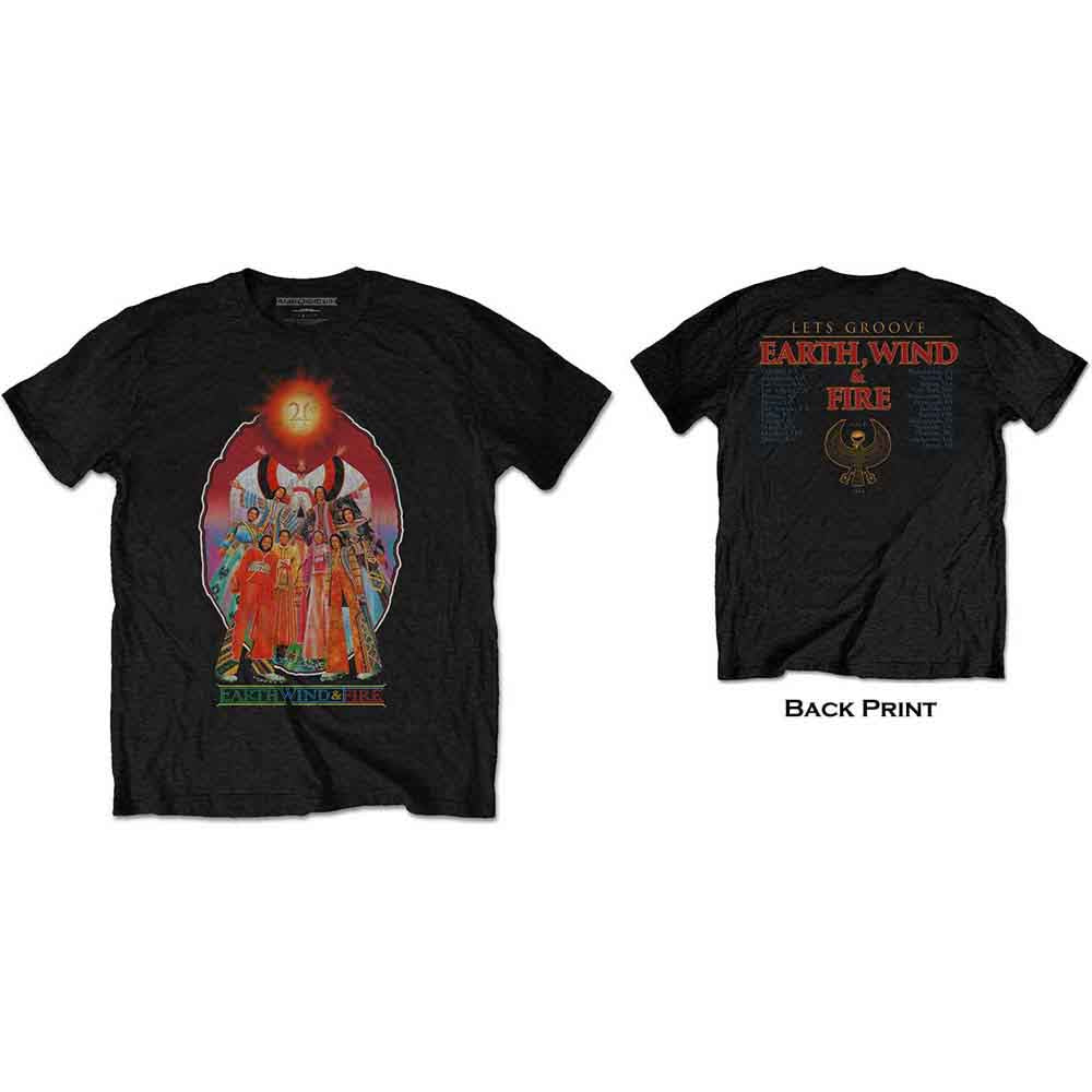Earth Wind & Fire Let's Groove Mens T Shirt Officially Licensed