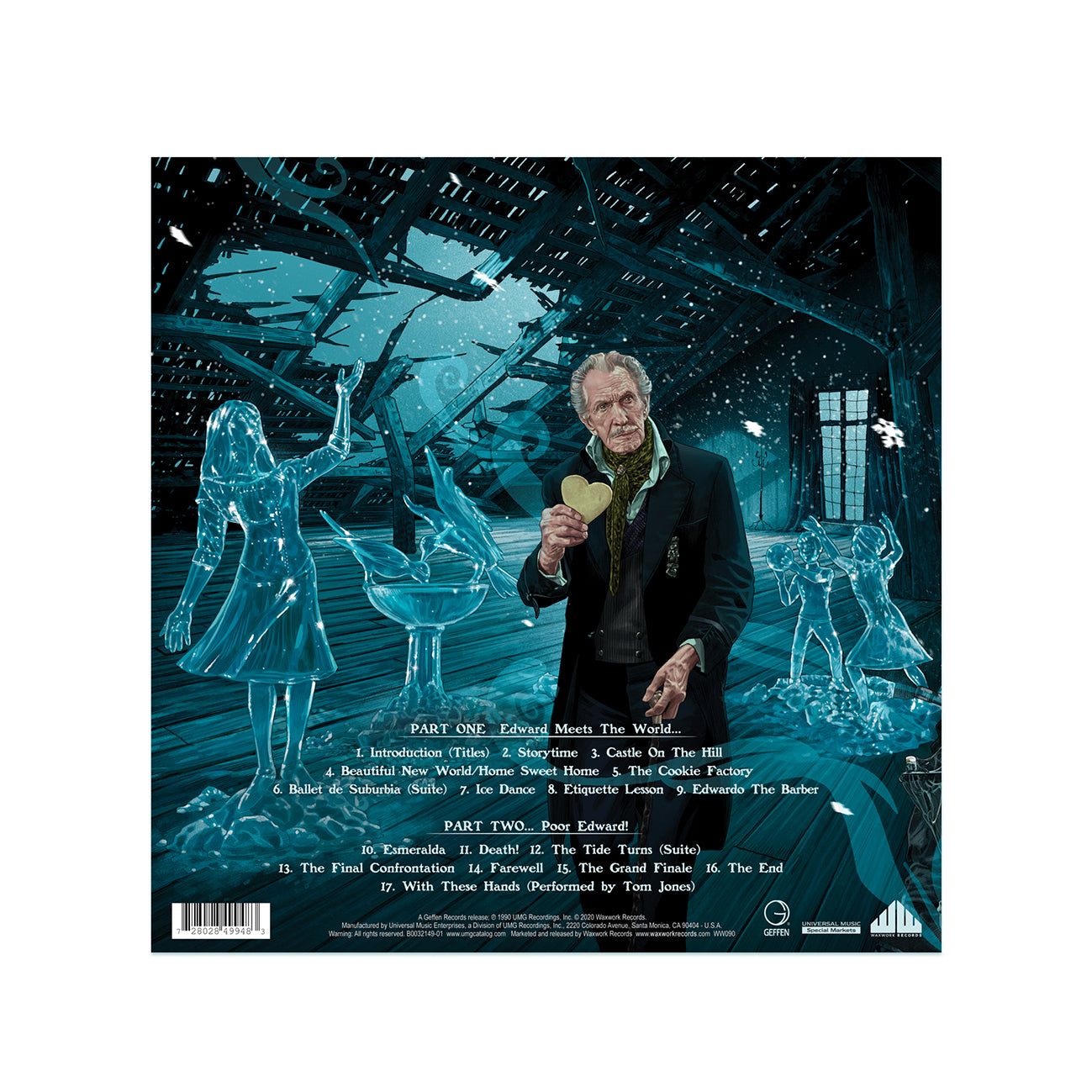 Edward Scissorhands OST Midnight Sculptor Limited Exclusive Vinyl Record