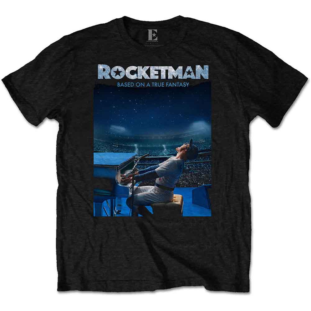 Elton John Rocketman Starry Night Mens T Shirt Officially Licensed