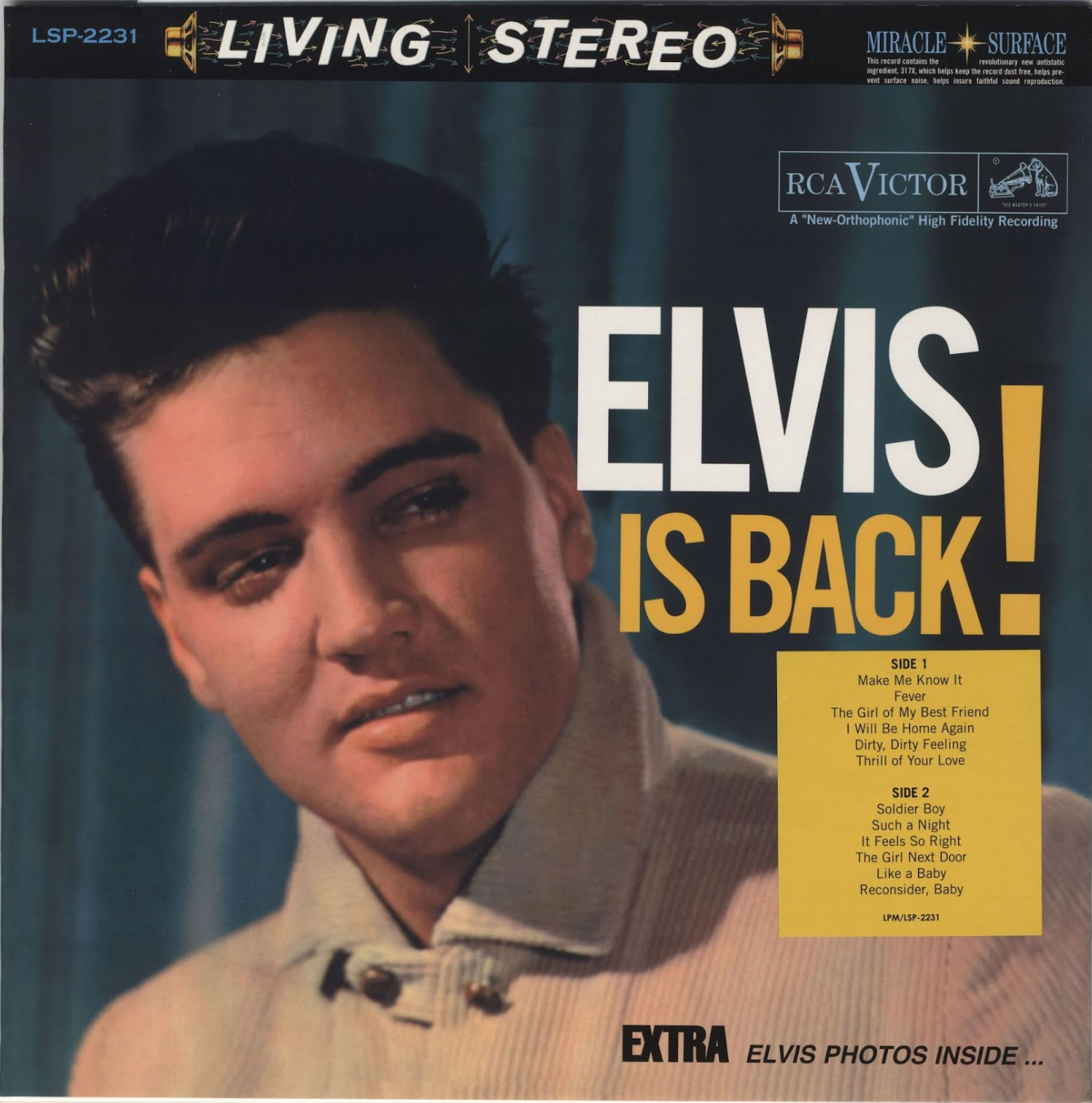 Elvis Is Back! Vinyl Record