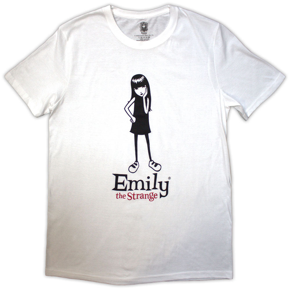 Emily The Strange Emily Poses Mens T Shirt Officially Licensed