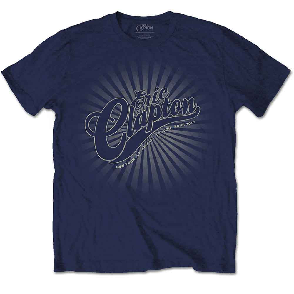 Eric Clapton Logo Rays Mens T Shirt Officially Licensed