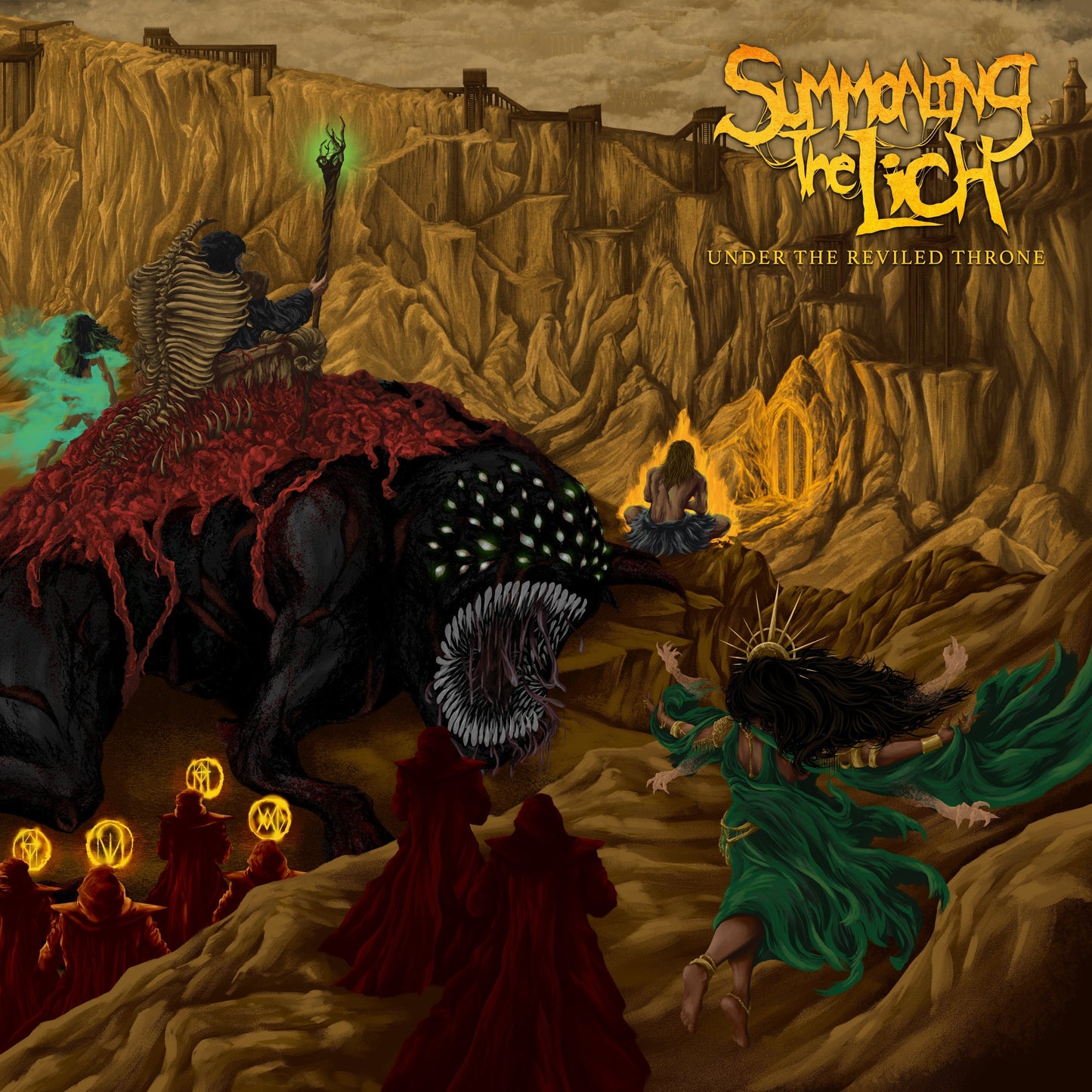 Summoning The Lich "Under The Reviled Throne" Music CD