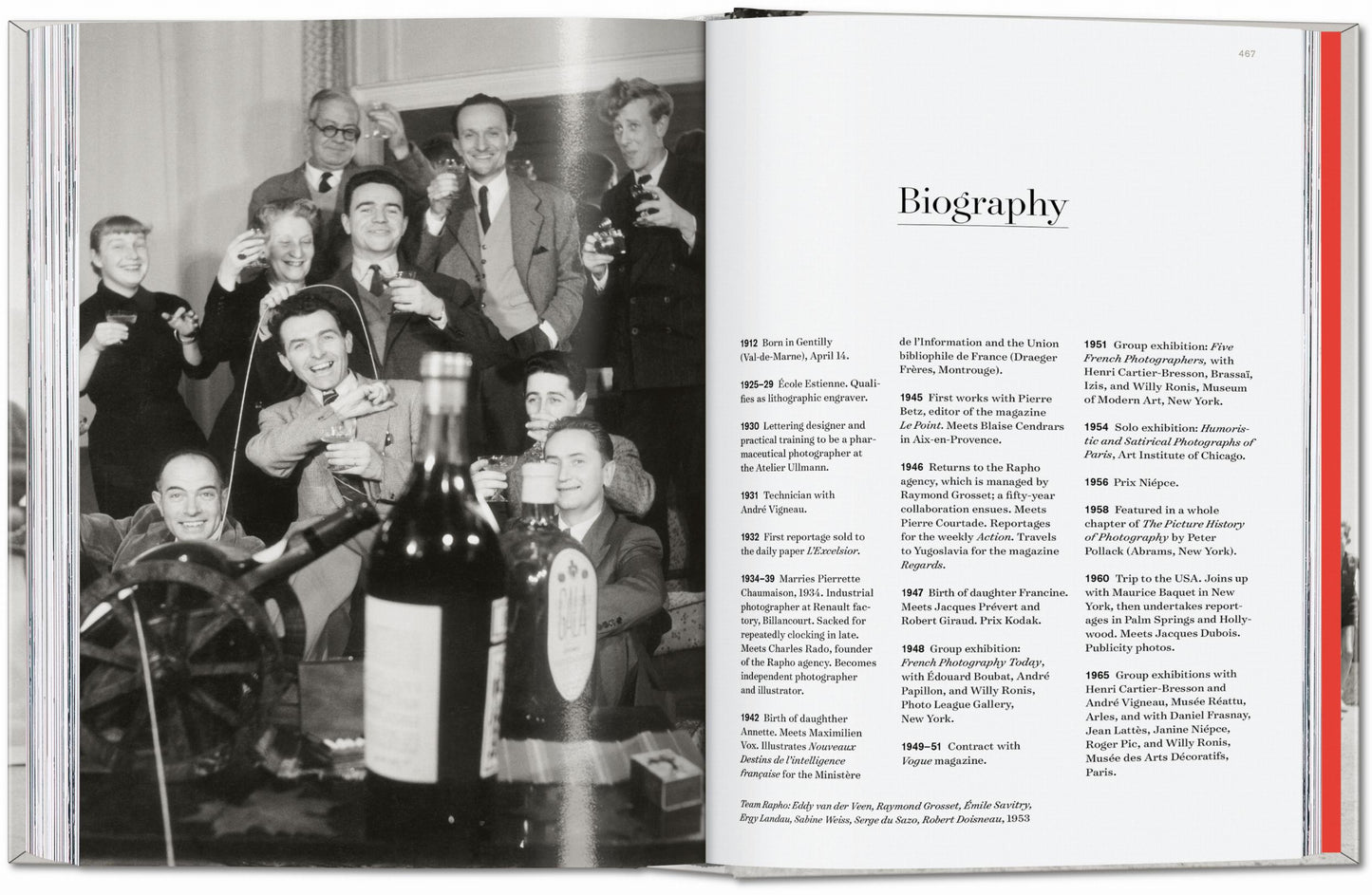 Robert Doisneau. Paris. 45th Ed. (German, French, English) Book