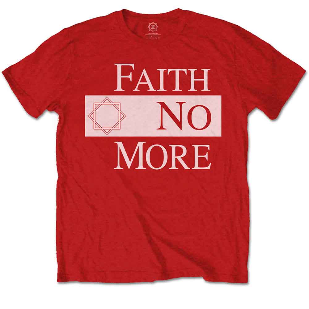 Faith No More Classic New Logo Star Mens T Shirt Officially Licensed