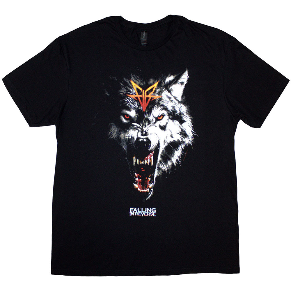 Falling In Reverse Wolf Mens T Shirt Black