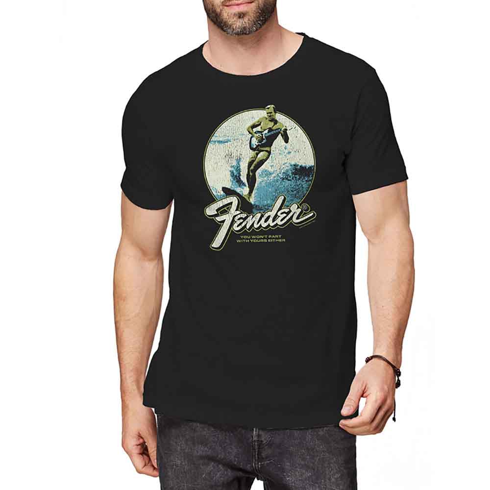 Fender Surfer Mens T Shirt Officially Licensed