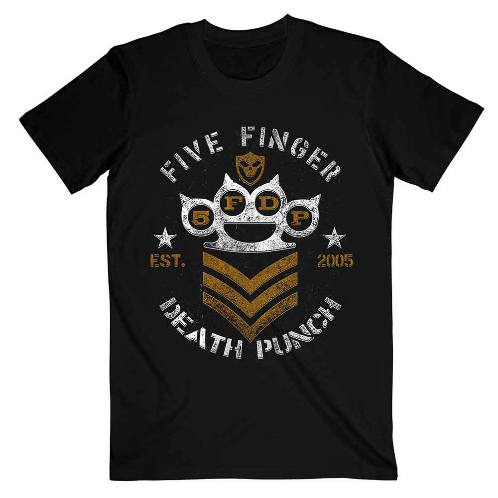 Five Finger Death Punch Chevron Mens T Shirt Officially Licensed
