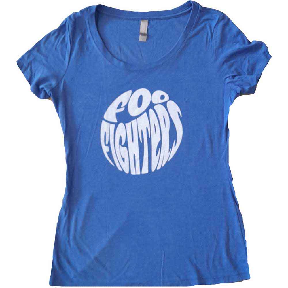 Foo Fighters 70s Logo Womens T Shirt Officially Licensed