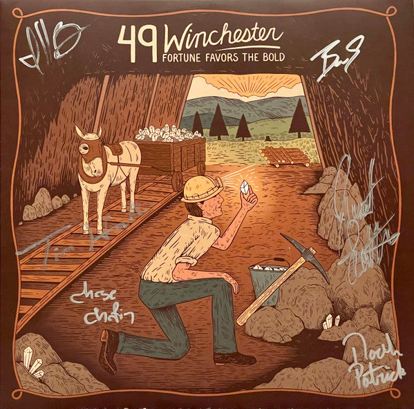 49 Winchester - Fortune Favors The Bold (IEX Orange) Vinyl Record