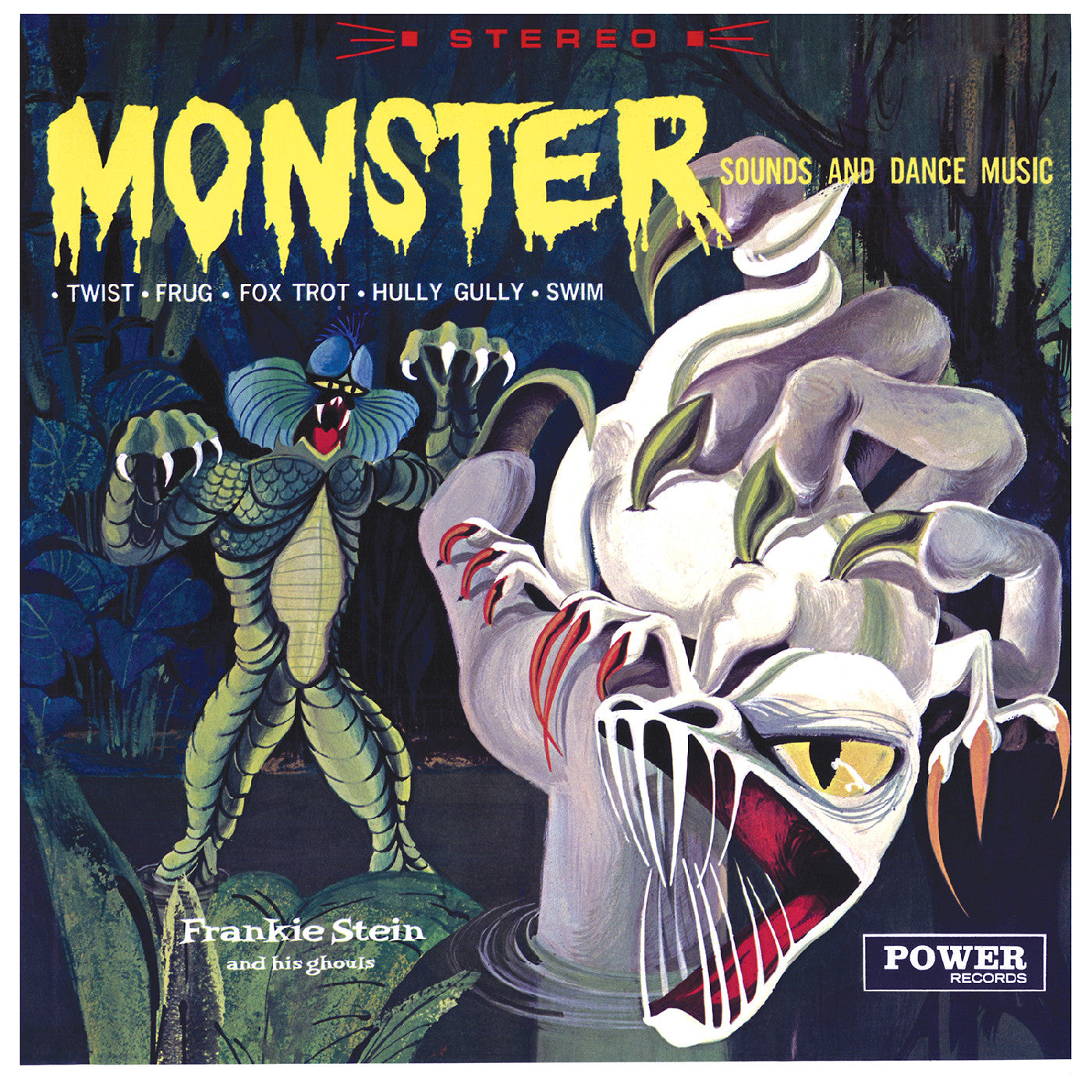 Frankie Stein and His Ghouls - Monster Sounds and Dance Music (COKE CLEAR WITH YELLOW "SERPENTINE" SWIRL VINYL) Vinyl Record